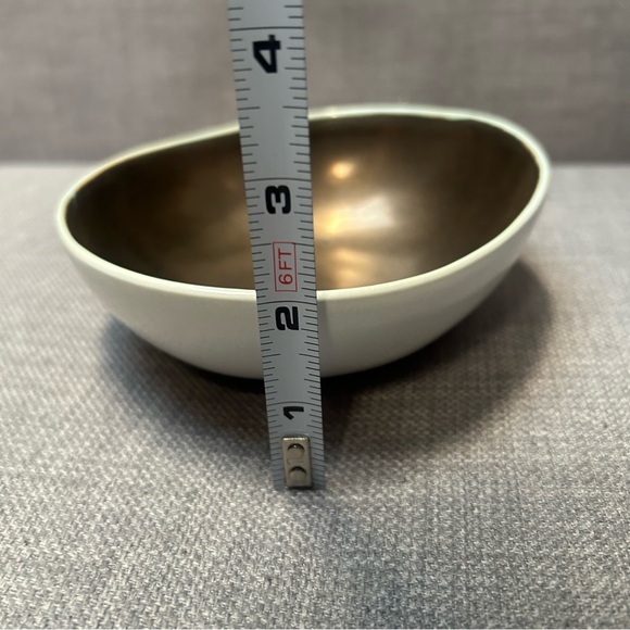 CRATE and BARREL Lux Bronze Stoneware Bowl #1111258 - Picture 14 of 15